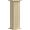 Stojan na rostliny 33 x 33 x 100 cm kompozitní dřevo [852982] (Barva Kouřový dub)