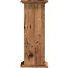 Stojan na rostliny 33 x 33 x 80 cm kompozitní dřevo [852975] (Barva Hnědý dub)
