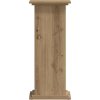 Stojan na rostliny 33 x 33 x 80 cm kompozitní dřevo [852975] (Barva Hnědý dub)