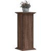 Stojan na rostliny 33 x 33 x 80 cm kompozitní dřevo [852975] (Barva Hnědý dub)