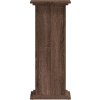 Stojan na rostliny 33 x 33 x 80 cm kompozitní dřevo [852975] (Barva Hnědý dub)