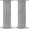Stojany na rostliny 2 ks 30x30x80 cm kompozitní dřevo [3307868] (Barva Kouřový dub)