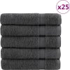 Prémiové ručníky do sprchy SOLUND 25 ks 70 x 140 cm 600 g/m² [137163] (Barva Antracitová)