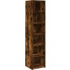Skříň highboard 40 x 41 x 185 cm kompozitní dřevo [3281666] (Barva Bílá)