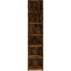 Skříň highboard 40 x 41 x 185 cm kompozitní dřevo [3281666] (Barva Bílá)