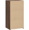 Příborník 50 x 41 x 93 cm kompozitní dřevo [846368] (Barva Hnědý dub)