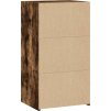 Příborník 50 x 41 x 93 cm kompozitní dřevo [846368] (Barva Hnědý dub)