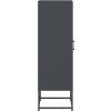 Skříň highboard 36 x 39 x 123 cm ocel [846524] (Barva Černá)
