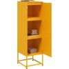 Skříň highboard 36 x 39 x 123 cm ocel [846524] (Barva Černá)