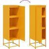 Skříň highboard 36 x 39 x 123 cm ocel [846524] (Barva Černá)