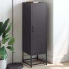 Skříň highboard 36 x 39 x 123 cm ocel [846524] (Barva Černá)