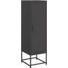 Skříň highboard 36 x 39 x 123 cm ocel [846524] (Barva Černá)