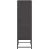 Skříň highboard 36 x 39 x 123 cm ocel [846524] (Barva Černá)