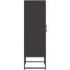 Skříň highboard 36 x 39 x 123 cm ocel [846524] (Barva Černá)