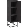 Skříň highboard 36 x 39 x 123 cm ocel [846524] (Barva Černá)