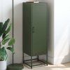 Skříň highboard 36 x 39 x 123 cm ocel [846524] (Barva Černá)