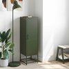 Skříň highboard 36 x 39 x 123 cm ocel [846524] (Barva Černá)