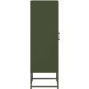 Skříň highboard 36 x 39 x 123 cm ocel [846524] (Barva Černá)