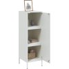 Skříň highboard 36 x 39 x 113 cm ocel [843008] (Barva Antracitová)