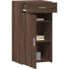 Příborník 50 x 42,5 x 93 cm kompozitní dřevo [846298] (Barva Hnědý dub)
