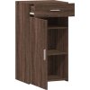 Příborník 50 x 42,5 x 93 cm kompozitní dřevo [846298] (Barva Hnědý dub)