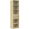 Skříň highboard 45 x 42,5 x 185 cm kompozitní dřevo [3281450] (Barva dub sonoma)