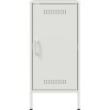 Příborník 36 x 39 x 79 cm ocel [843022] (Barva Bílá)
