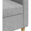 3místná pohovka 210 cm textil [4007414] (Barva Světle šedá)