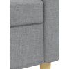 2dílná sedací souprava s polštáři textil [3278339] (Barva Černá)