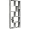 Knihovna/dělící stěna 67x25x161,5 cm kompozitní dřevo [858078] (Barva Betonová šedá)