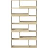 Knihovna 100 x 33 x 187,5 cm kompozitní dřevo [3309348] (Barva Bílá)