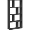Knihovna 60 x 20 x 120,5 cm kompozitní dřevo [858148] (Barva Černá)