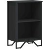 Knihovna 50 x 31 x 74,5 cm kompozitní dřevo [848599] (Barva Černá)