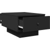 Konferenční stolek 60 x 45 x 31 cm kompozitní dřevo [848081] (Barva Černá)