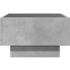 Konferenční stolek s LED 50 x 50 x 30 cm kompozit [847507] (Barva Betonová šedá)