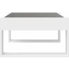Konferenční stolek s Infinity LED 70 x 53 x 30 cm [847630] (Barva Bílá)