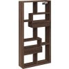 Nástěnná skříňka 50 x 15 x 100 cm kompozitní dřevo [854559] (Barva Hnědý dub)