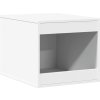 Skříňka na kočičí záchod 47 x 59 x 42 cm kompozit [857760] (Barva Bílá)