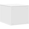 Skříňka na kočičí záchod 47 x 59 x 42 cm kompozit [857760] (Barva Bílá)