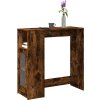 Barový stůl s regály 101 x 40 x 103,5 cm kompozitní dřevo [854368] (Barva Kouřový dub)