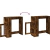Barový stůl s regály 101 x 40 x 103,5 cm kompozitní dřevo [854368] (Barva Kouřový dub)