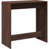 Barový stůl 102 x 50 x 103,5 cm kompozitní dřevo [854433] (Barva Hnědý dub)