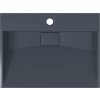 Umyvadlo 50x38x11 cm minerální/mramorový kompozit [155984] (Barva Antracitová)