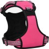 Postroj pro psy s reflexními popruhy nastavitelný M [4013369] (Barva Růžová)