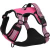 Postroj pro psy s reflexními popruhy nastavitelný M [4013369] (Barva Růžová)
