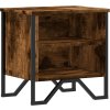 Noční stolek 40 x 30 x 40 cm dřevotříska [848502] (Barva Hnědý dub)