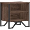 Noční stolek 40 x 30 x 40 cm dřevotříska [848502] (Barva Hnědý dub)