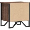 Noční stolek 40 x 30 x 40 cm dřevotříska [848502] (Barva Hnědý dub)