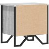 Noční stolek 40 x 30 x 40 cm dřevotříska [848502] (Barva Hnědý dub)