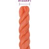 Pracovní lano 20 mm 50 m polypropylen [152952] (Barva Oranžová)